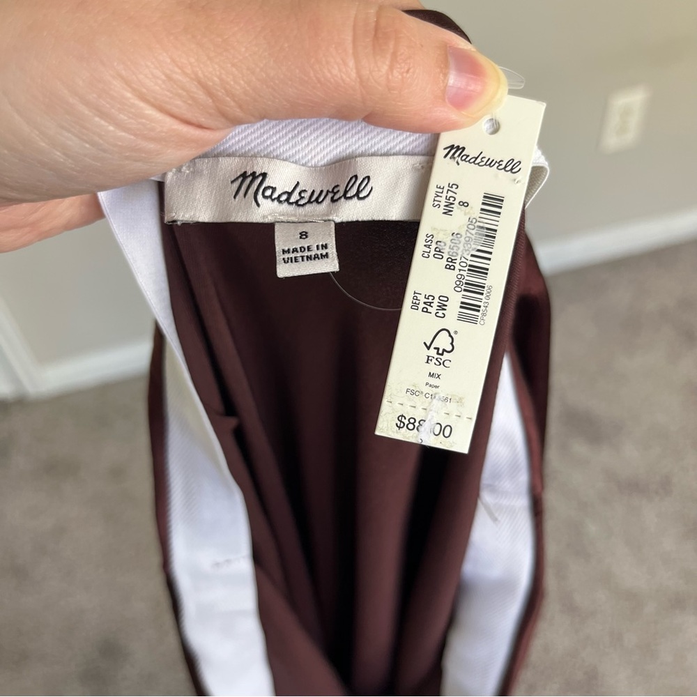 NWT MADEWELL SILKY MAXI SLIP SKIRT SIZE 8 - Picture 13 of 13